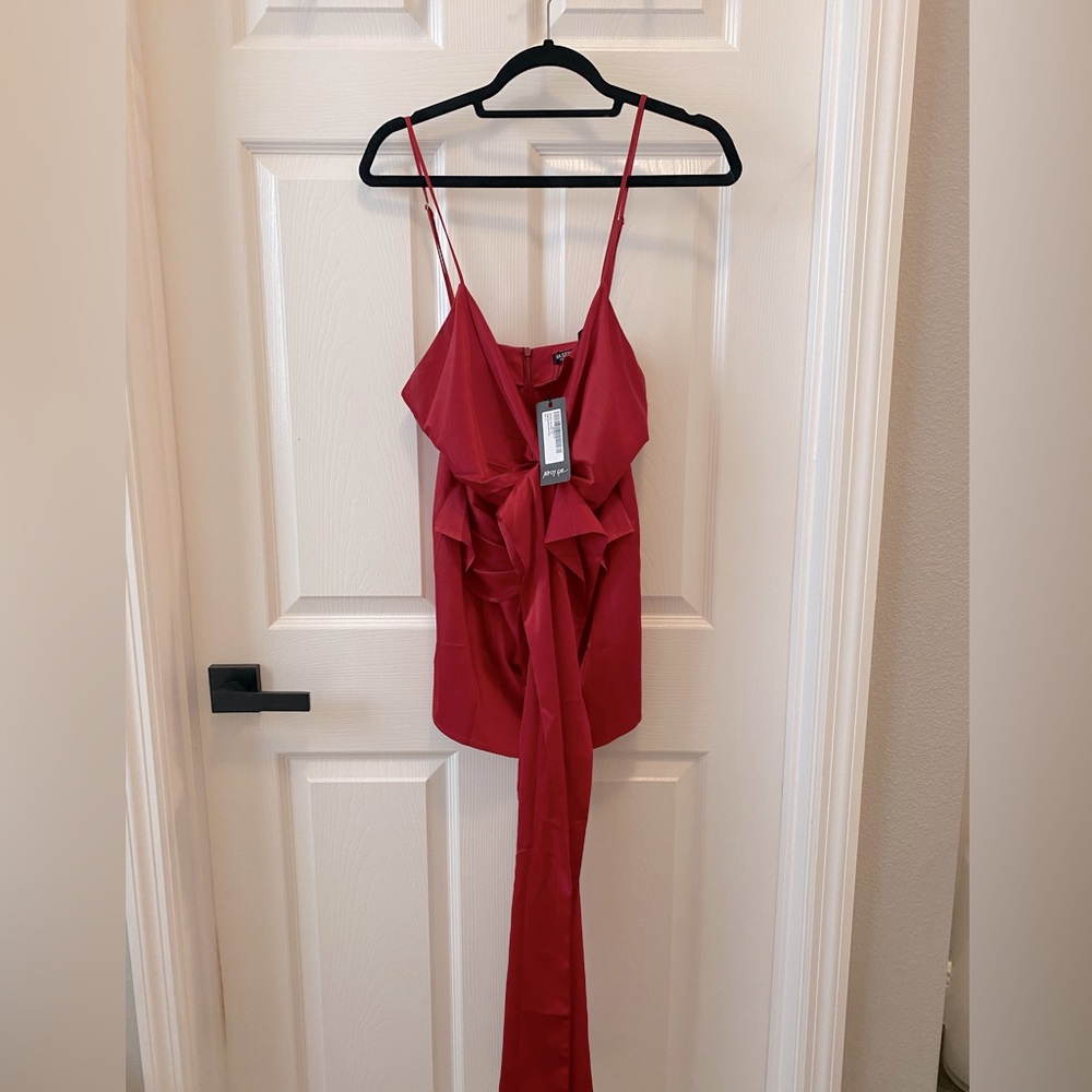 Sexy mini dress with adjustable straps